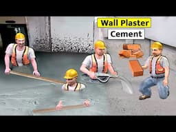 Cement Wall Plaster Mistri Ka Wall Construction Hindi Kahani Hindi Moral Stories Funny Comedy Video