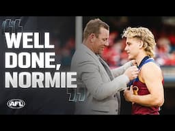 MIC'D UP: Will Ashcroft wins 2024 Norm Smith Medal