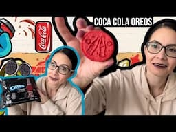 Trying Coca Cola OREOS and OREO Coca Cola