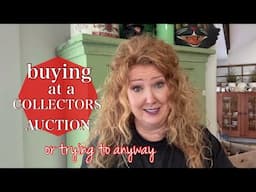 reseller trying to buy at a collectors auction