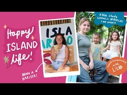 Happy Island Life! Being a barista, Homeschooling with Lilo & Ellie Starts School In Manila!