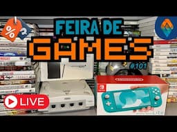 🎮 FEIRA DE GAMES AO VIVO #101 🔴 Descontos Exclusivos em Videogames e Acessórios Retrô 💥 Imperdível!