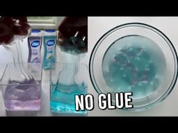 WATER SLIME! 💧Testing NO GLUE Water Slimes! (WITHOUT GLUE OR BORAX)