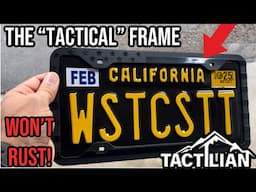 The Perfect Touch! Tactilian License Plate Frame Review