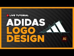 Adidas Logo in Adobe Illustrator 2021 - LIVE Tutorial