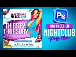 HOW TO DESIGN A SOCIAL MEDIA FLYER IN PHOTOSHOP (EASY STEPS) Photoshop Tutorials for Beginners 2024