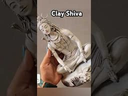 🔱 कार्तिक पूर्णिमा Clay shiva 🔱 #diy #shorts #craft #shiv #clay #art #youtubeshorts #ytshorts