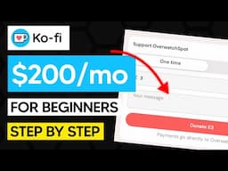 How To Get Started With Ko-fi For Beginners In 2025 (Step By Step Tutorial)