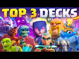 TOP 3 BEST DECKS IN THE NEW SEASON! - Clash Royale