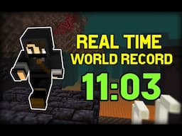 This Minecraft Speedrun almost DESTROYED the World Record [10:53 2nd Place]