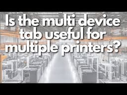 Is the Multi Device tab Useful?