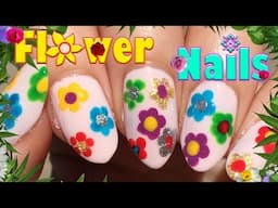 Flower Nails!  So Easy that ANYBODY can do it!