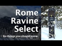 Rome Ravine Select Review: Six Things You Should Know.