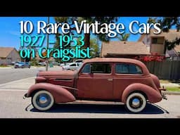 $2,600 & Up: 10 Affordable Classics from 1927-1953 on Craigslist!