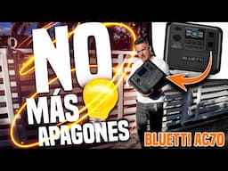 NO MÁS APAGONES•  Bluetti AC70, Tu Salvación en Tormentas • El Generador que Nunca te Deja a Oscuras