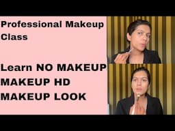 PROFESSIONAL MAKEUP CLASS DAY 1|NO MAKEUP MAKEUP LOOK|OnlineFreeMakeup Course|मेकअप कोर्स|PratibhA