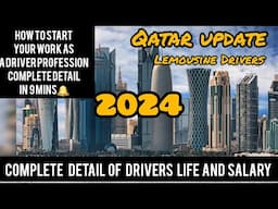 Uber Taxi Limousine Drivers in Qatar 2024 || Complete Detail Limousine Drivers life in Qatar 2024