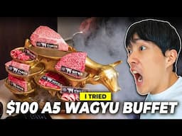 I Tried $100 A5 Wagyu Buffet! The BEST By Far!?