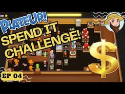 Spend It ALL Challenge! -  Solo Play PlateUp! I Part 4,  #coffee  #plateup #challenge