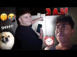 SNEAKING OUT with my BESTIE at 3A.M!! | Louie's Life