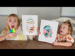 Everleigh and Posie Play 3 Marker Challenge!!!