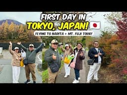 Starting our 11-Day Trip in Tokyo! Flying to Narita + Mt. Fuji Tour! 🇯🇵🗻 | JM Banquicio