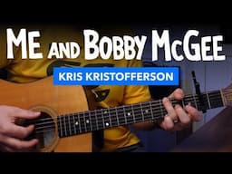 Me and Bobby McGee (Kris Kristofferson) – play-along cover with lyrics, chords, and strumming