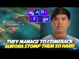 They PULLED OFF a COMEBACK PLAY but AURORA STOMP them SO HARD