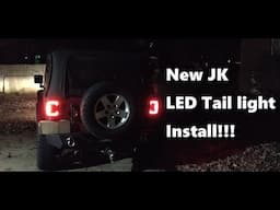 How to install LED tail lights Jeep Wrangler JK