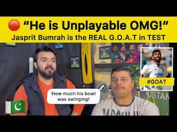 REAL G.O.A.T Bumrah he is Unplayable! | AUS 67-7 Pakistan Reaction on Bumrah | IND vs AUS