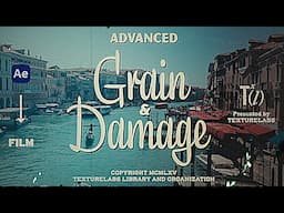 Detailed Analog Film Damage in After Effects - no stock footage or plugins!