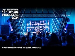 CASSIMM b2b CRUSY b2b Tony Romera - Live @ 1001Tracklists Top 101 Producers 2024 ADE Party