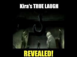 Kira's REAL Laugh REVEALED!  #shorts #lightyagami #deathnotememes #deathnote