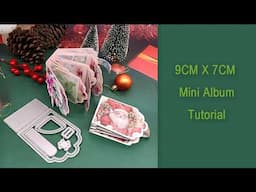 9CM X 7CM Mini Album Tutorial | Handmade Albums - #Alinacutle® #AlinaCraft #handmadecards