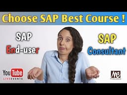 which is the best sap course | sap end user vs consultant | sap end user vs consultant salary | jobs