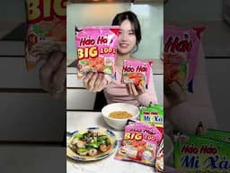 Trưa nay ăn mì Hảo Hảo BIG 100 g cùng tôm xào với tui nha | Pánh Pèo Xì Gòn