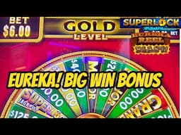 EUREKA! A BIG WIN SUPER LOCK BLAST BONUS