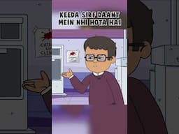 Keeda sirf daant mein nhi hota hai. #doctor #diet #dietplan #Humor #Funny #Viral #Animation #Indian