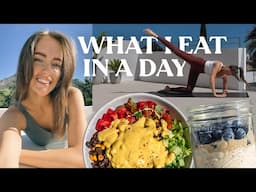 What I eat and workout to feel healthy & toned (plant based)