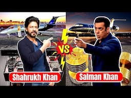 Shahrukh Khan VS Salman Khan Comparison | Net worth, Cars, House, Film Career, Lifestyle, Biography