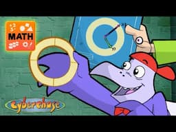 What's the Radius of a Circle? 🤔 ⭕️ | Shapes | Cyberchase