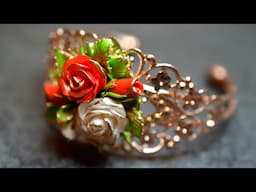 Flower Bouquet Bracelet Polymer Clay Tutorial