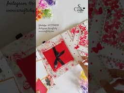 Name Scrapbook Handmade| Birthday greeting card ideas | S Crafts