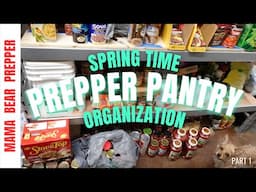 SPRING CLEANING the PREPPER PANTRY | organizing and decluttering