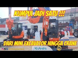 Mini Excavator Sampai Crane ‼️ Alat Berat di Booth Traktor Nusantara