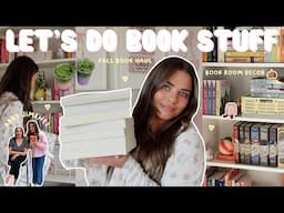 let's do book stuff!! 📖🍂 *fall book shopping, book signing & decorating my book room*