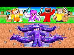 HUNTERS vs GLITCH SPEEDRUNNER in Minecraft!