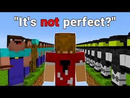 Minecraft but I join PERFECT CIVILIZATION