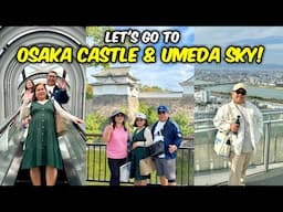 Osaka 360 View at Umeda Sky + Walking around Osaka Castle! 🇯🇵 | JM Banquicio