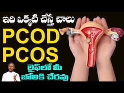 ఇది ఒక్కటి చేస్తే చాలు PCOD PCOS లైఫ్ లో మీ జోలికి రావు !! | Dr Manthena Satyanarayana Raju Videos